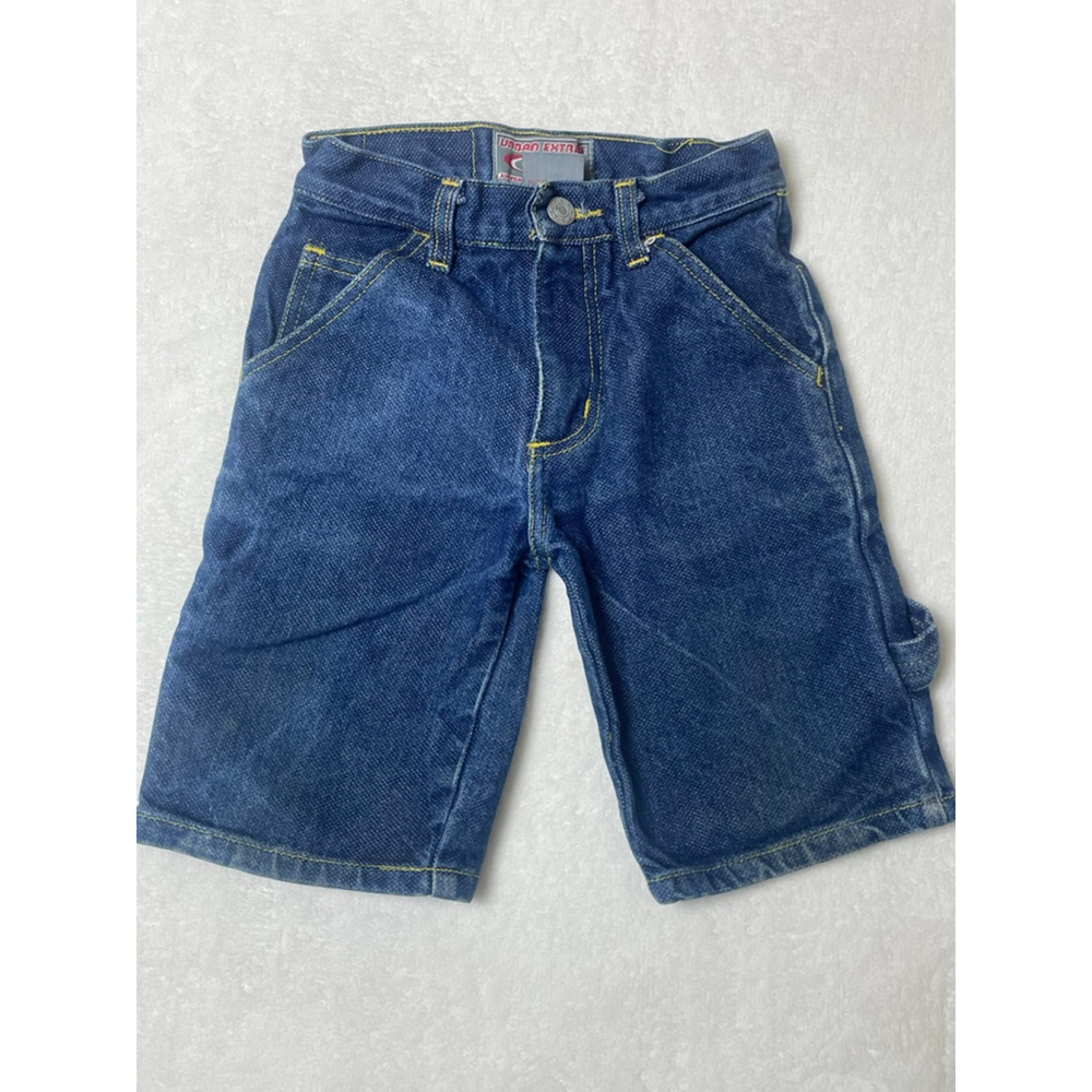 Boys Urban Extreme Blue Denim Carpenter Shorts Size 4
